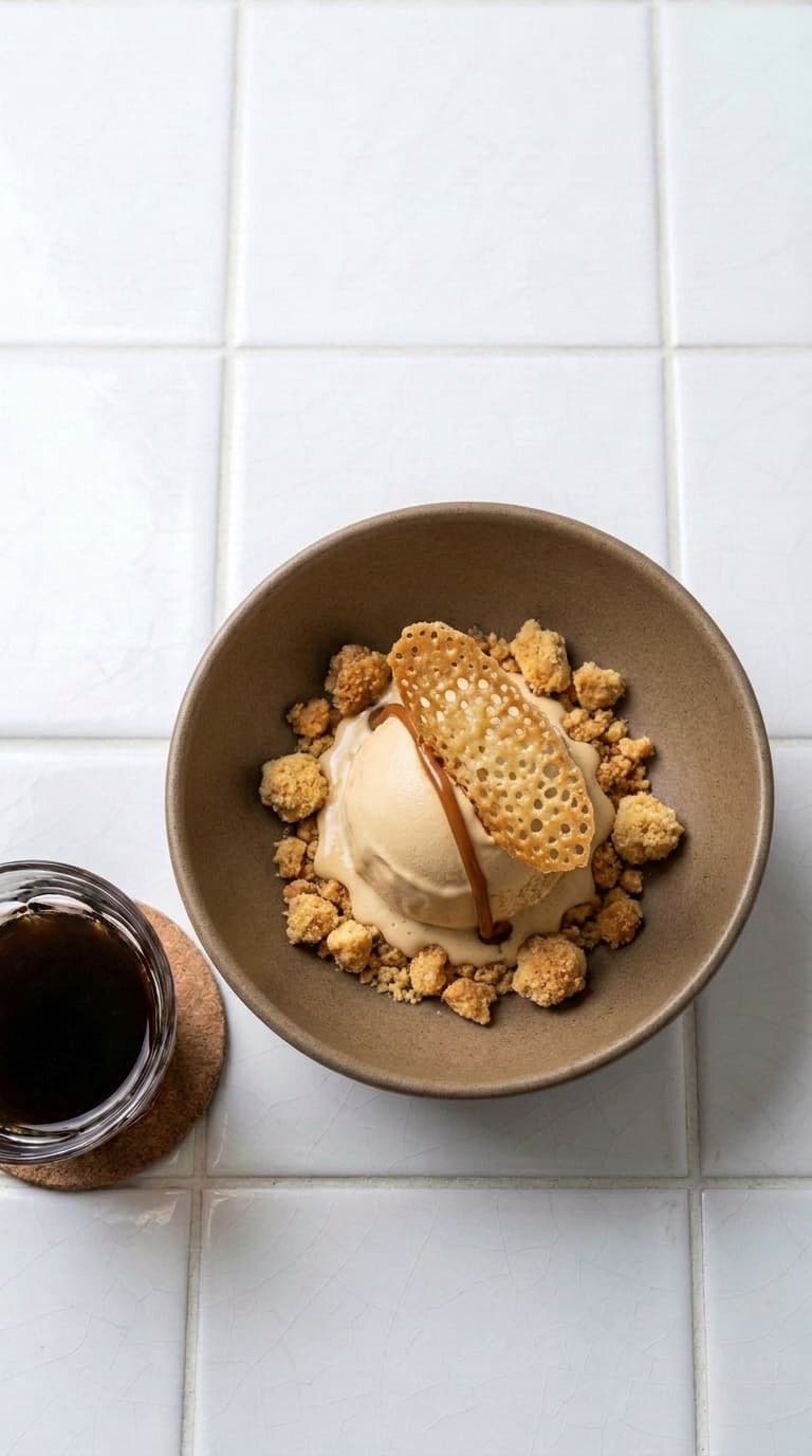 Doce de leite gelado com canastra: foto 1