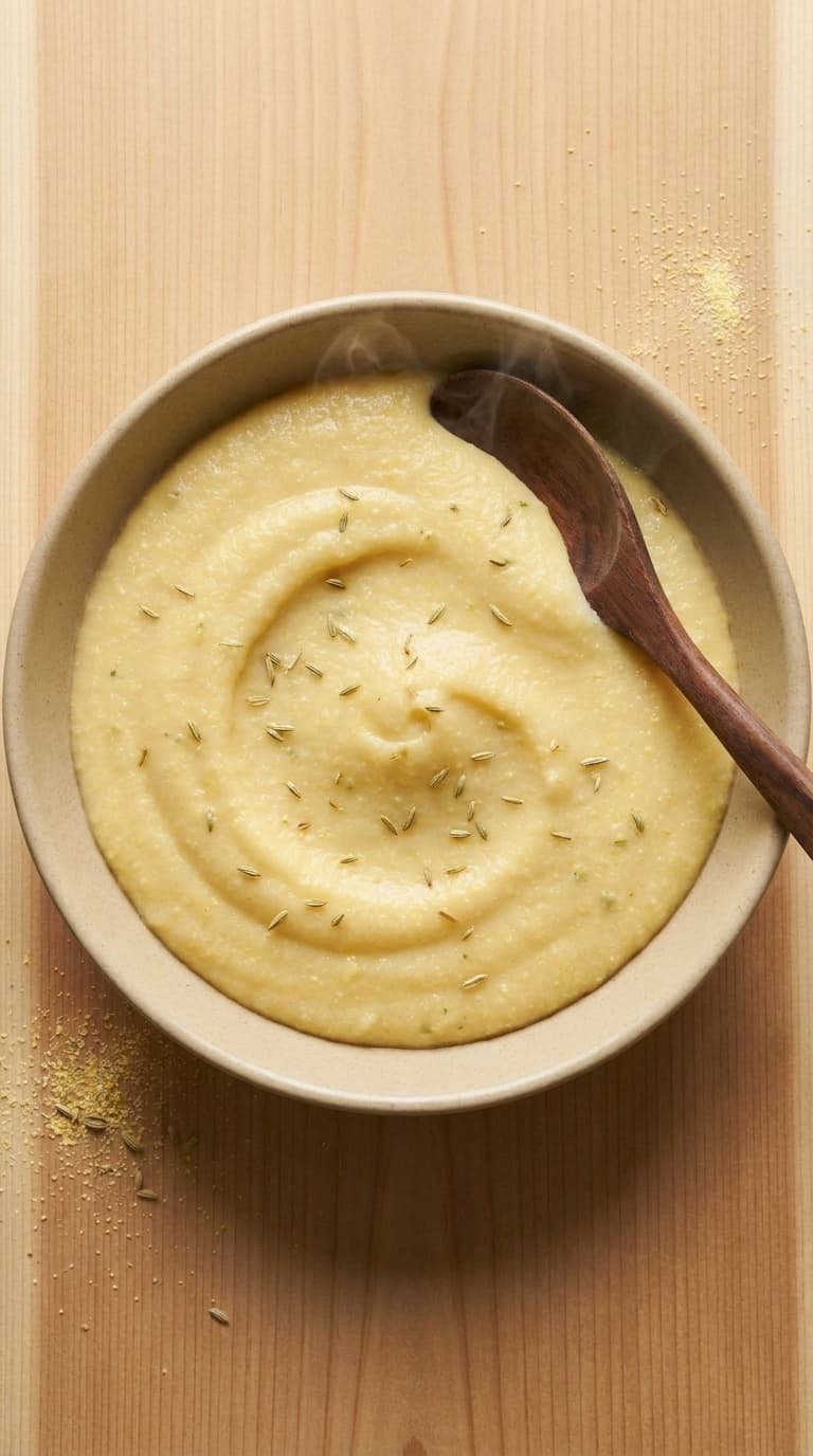 Panqueca de fubá com erva-doce: foto 4
