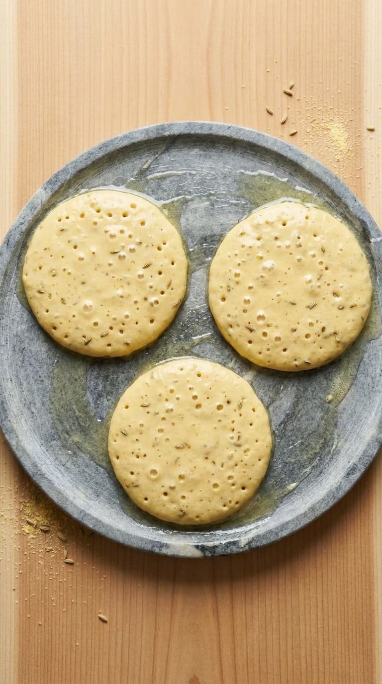 Panqueca de fubá com erva-doce: foto 5