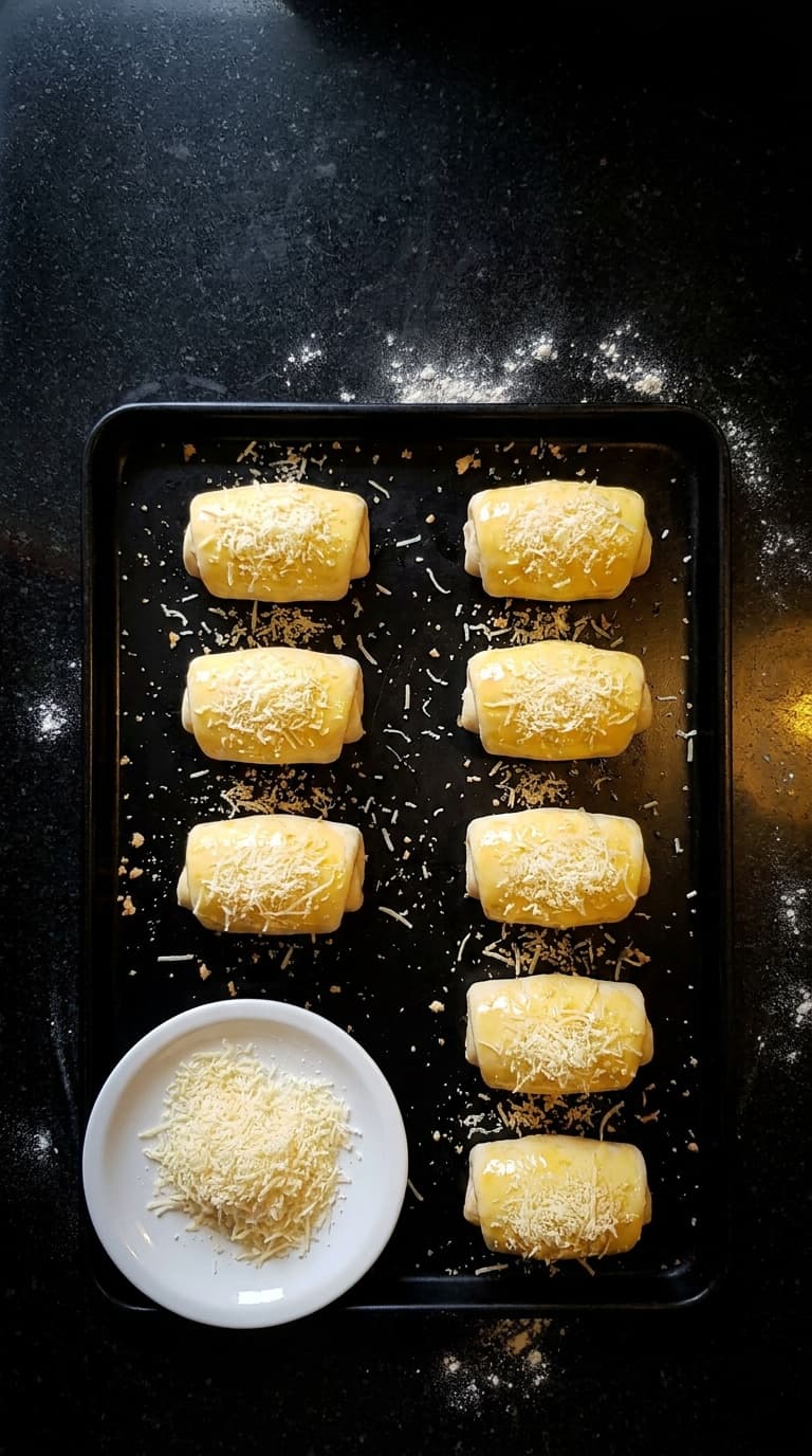 Joelho de presunto e queijo: foto 8